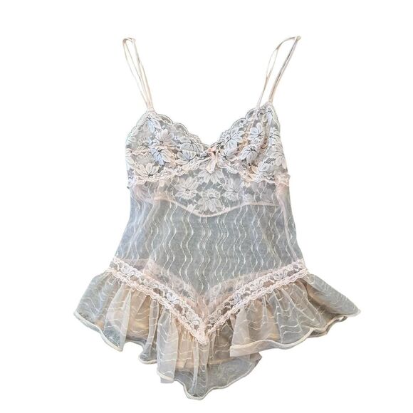 Vintage Women's Pink lace Camisole size xs / s - Picture 2 of 7